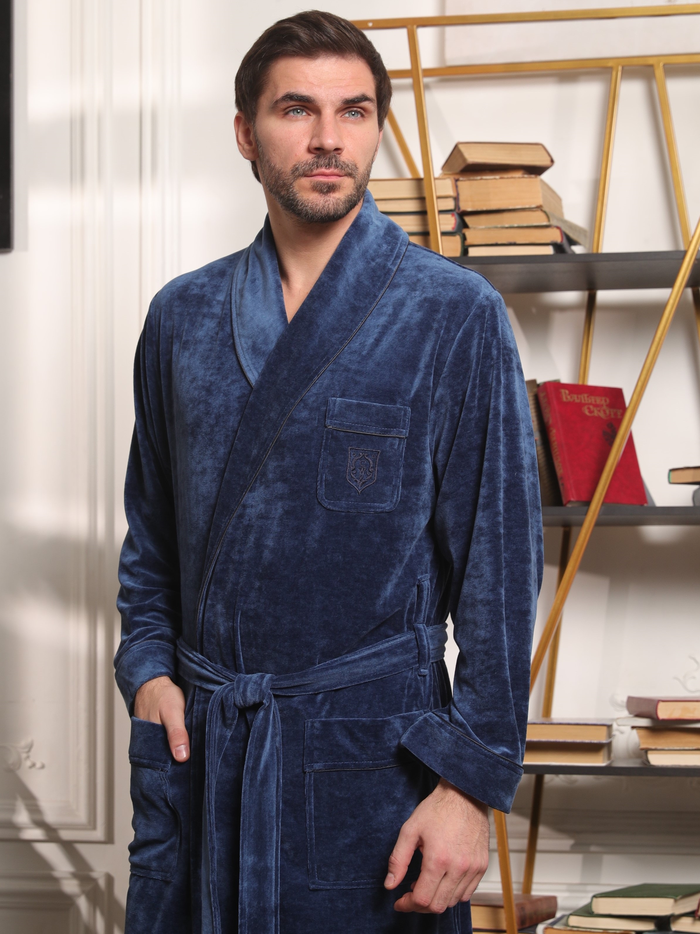 Домашний мужской халат